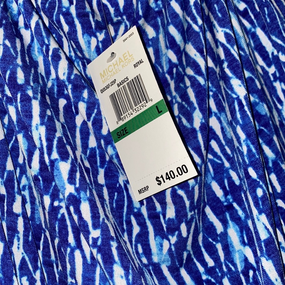 BRAND NEW Blue and white jumpsuit